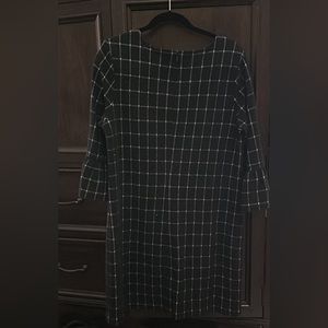 Black Flare Sleeve Dress